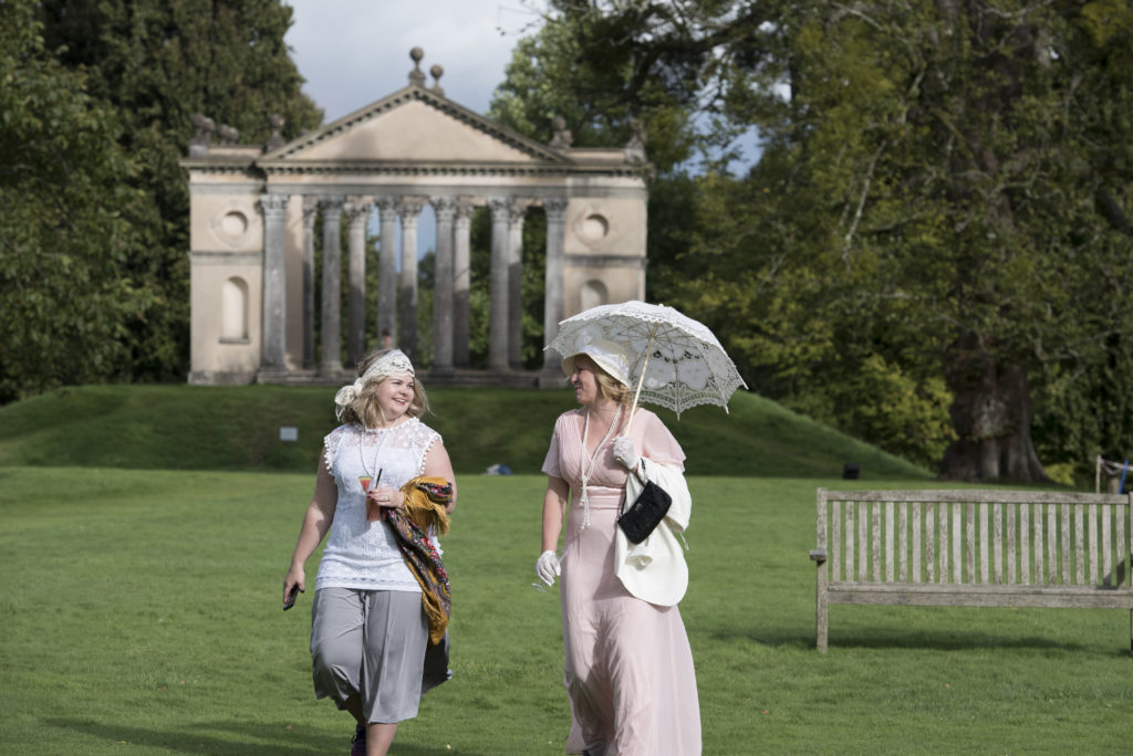 Dancing at Downton in Rain and Shine Lady Carnarvon