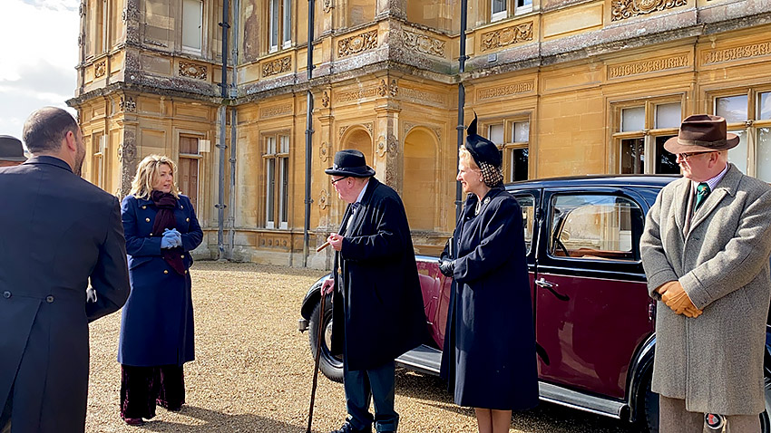 What marque car is this? It's always driven on Downton Abbey, so